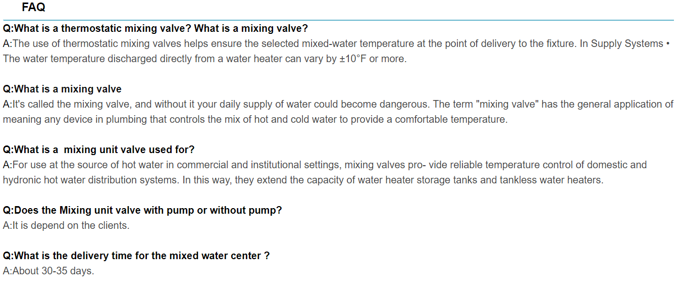 FAQ FAQ